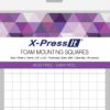 X-Press It Foam Mounting Squares 12x12mm 144pcs