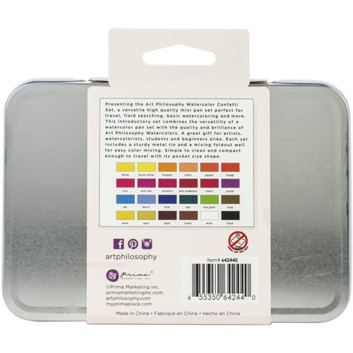 Prima Marketing Art Philosophy Watercolor Confetti Set - Image 2