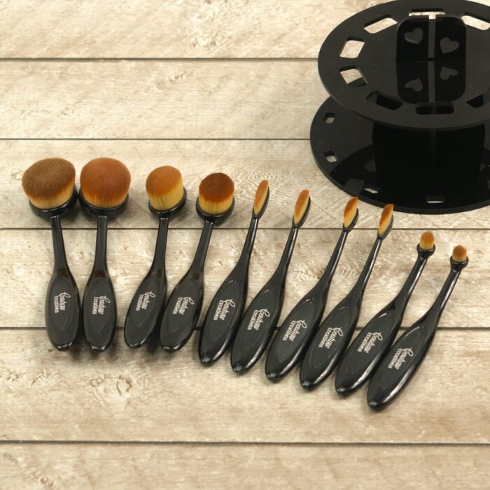 10pc Blending Brush Kit with Display Stand - Image 3
